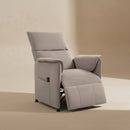 Fauteuil relax électrique HOMCOM – Dossier inclinable 160° – Tissu résistant kaki foncé