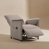 Fauteuil relax électrique HOMCOM – Dossier inclinable 160° – Tissu résistant kaki foncé